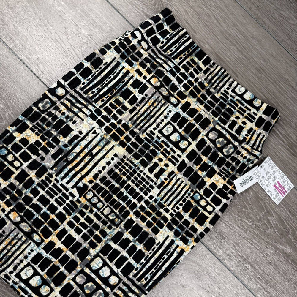 Lularoe Women's Cassie Geometric Pencil Skirt Multicolor Size Medium New